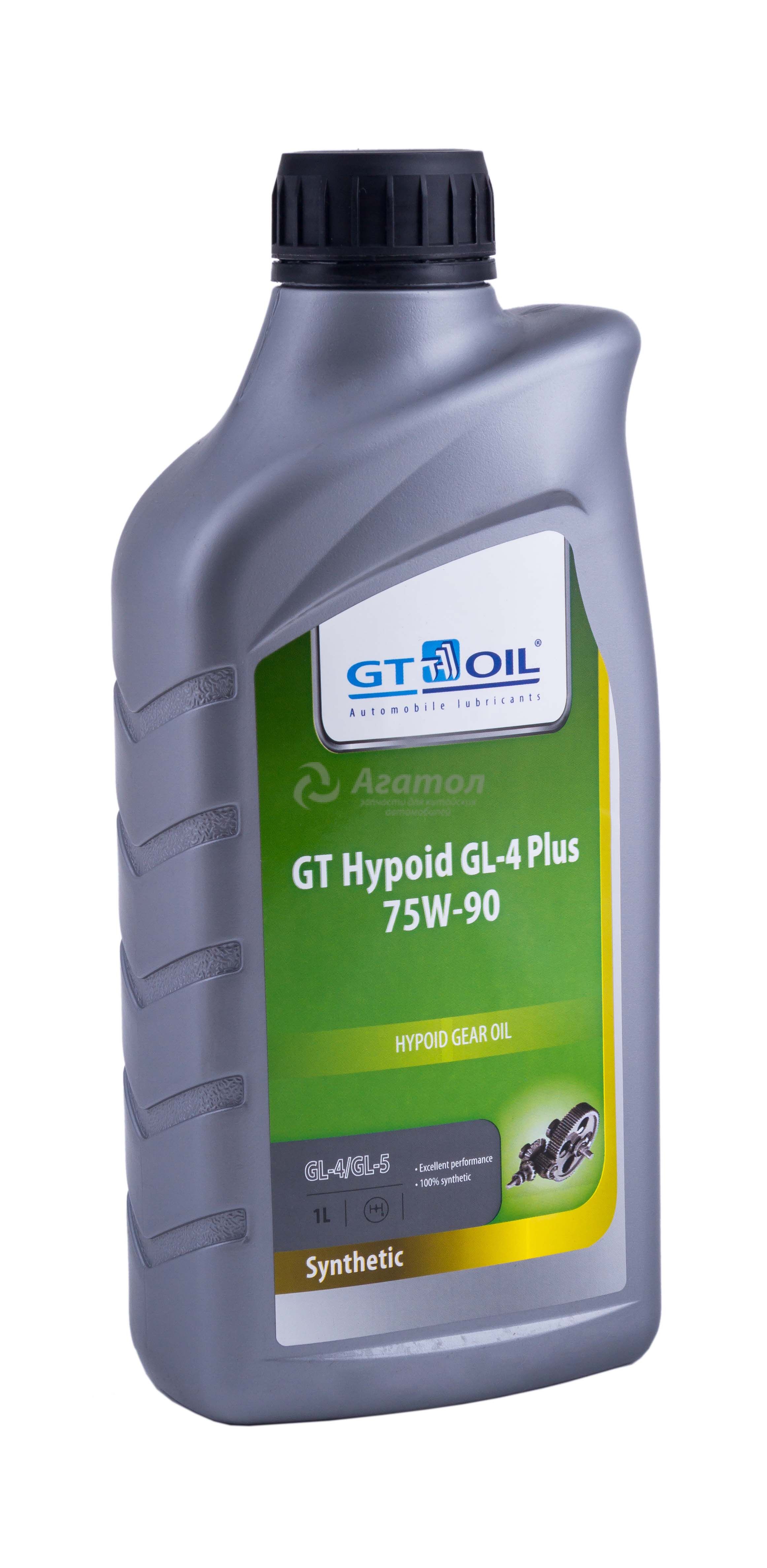 8809059407981 Масло трансмиссионное синтетическое всесезонное GT Hypoid  GL-4 Plus, SAE 75W-90 1 литр Автохимия купить в Москве – цена 930 руб в  каталоге интернет-магазина Агатол